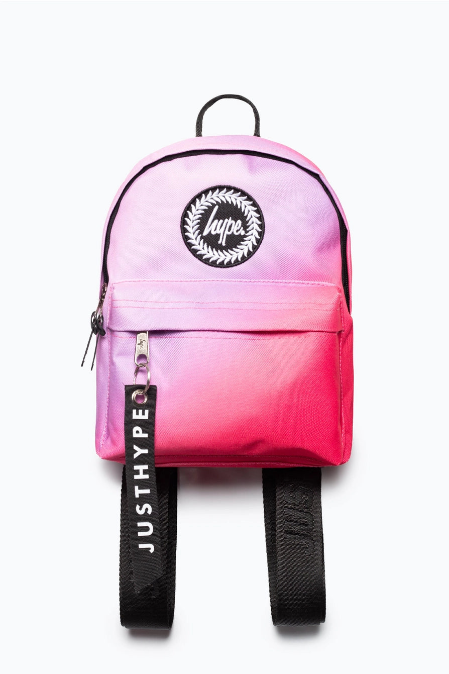 Hype Pink Fade Crest Mini Backpack Little Trends Boutique