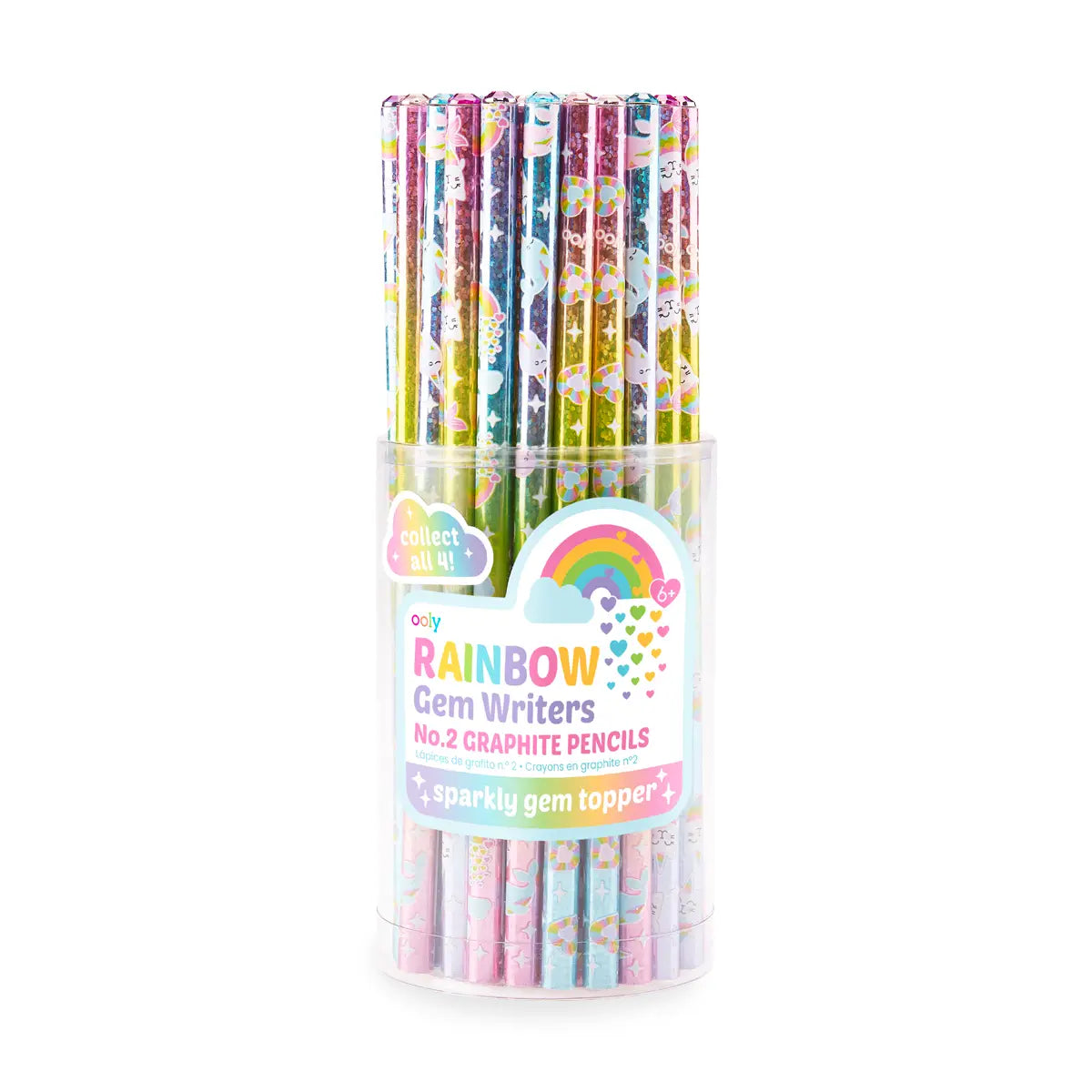 Ooly Lil Juicy Scented Graphite Pencils - Blueberry - Set of 6